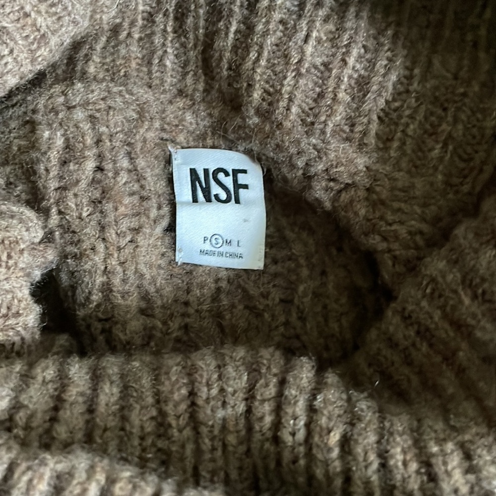 Nsf Distressed Wool Turtleneck - image 3